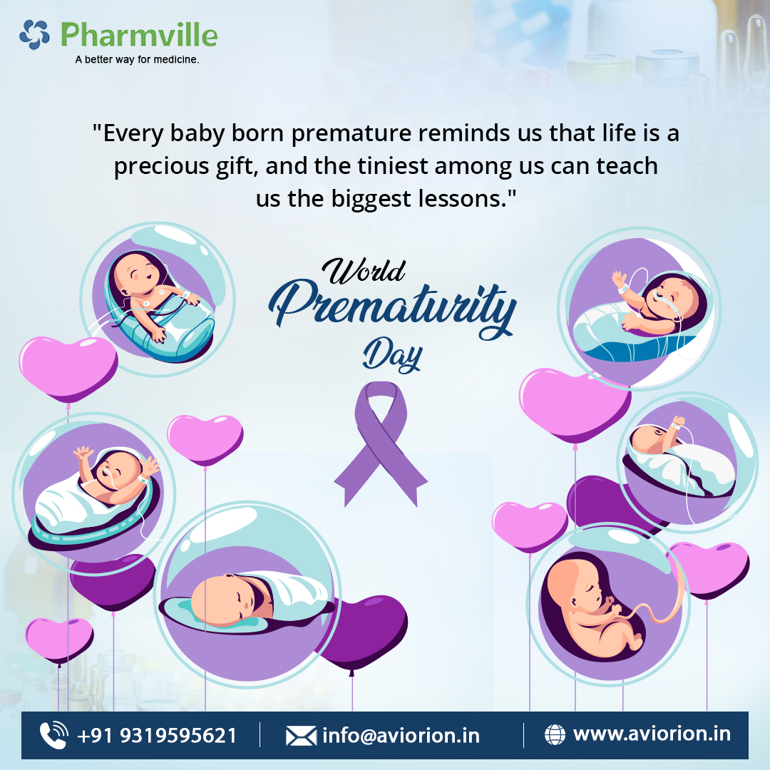 pharmvillepharm's tweet photo. Joining hands to raise awareness and support for the little warriors born before their time. 👶 World Prematurity Day
#aviorion #aviorionpvtltd #pharmville #worldprematurityday #preemiepower #nicuchampion #preemieawareness #tinymiracles #miraclebabies https://t.co/x7PvnNJRXi