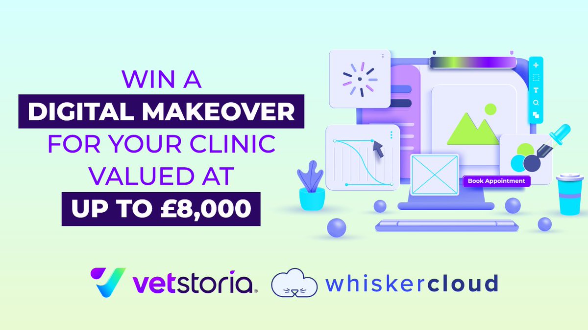 📣 Last chance to enter! 📣

In celebration of Vetstoria 2.0, we’re giving away a website makeover and a full year of digital services for two lucky clinics, valued at up to £8k each!

Entries close 4pm today. UK &amp; Ireland only. T&amp;Cs apply. hubs.ly/Q029dlyF0 #londonvetshow