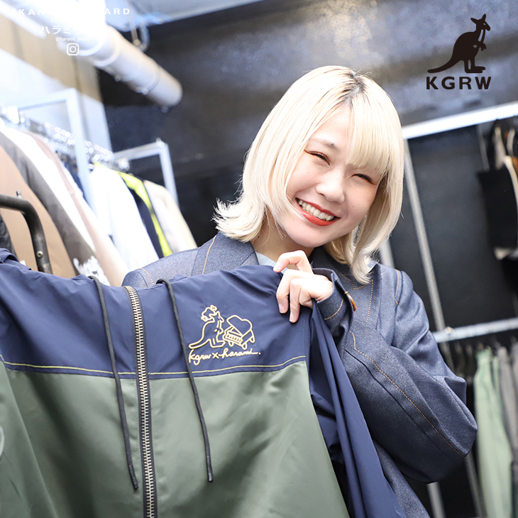 ハラミちゃん×KANGOL REWARDコラボ マウンテンパーカー ハラミちゃん×KANGOL REWARDコラボ マウンテンパーカー