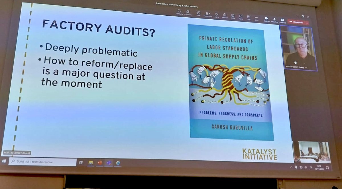 Katalyst Initiative (@katalyst_init) on Twitter photo Katalyst spoke this week with Professor Elena Sychenko’s ESG Compliance class at <a href="/Unibo/">Università di Bologna</a>, discussing human rights and climate risks in supply chains, and steps that can be taken to address them. Katalyst spoke this week with Professor Elena Sychenko’s ESG Compliance class at <a href="/Unibo/">Università di Bologna</a>, discussing human rights and climate risks in supply chains, and steps that can be taken to address them.