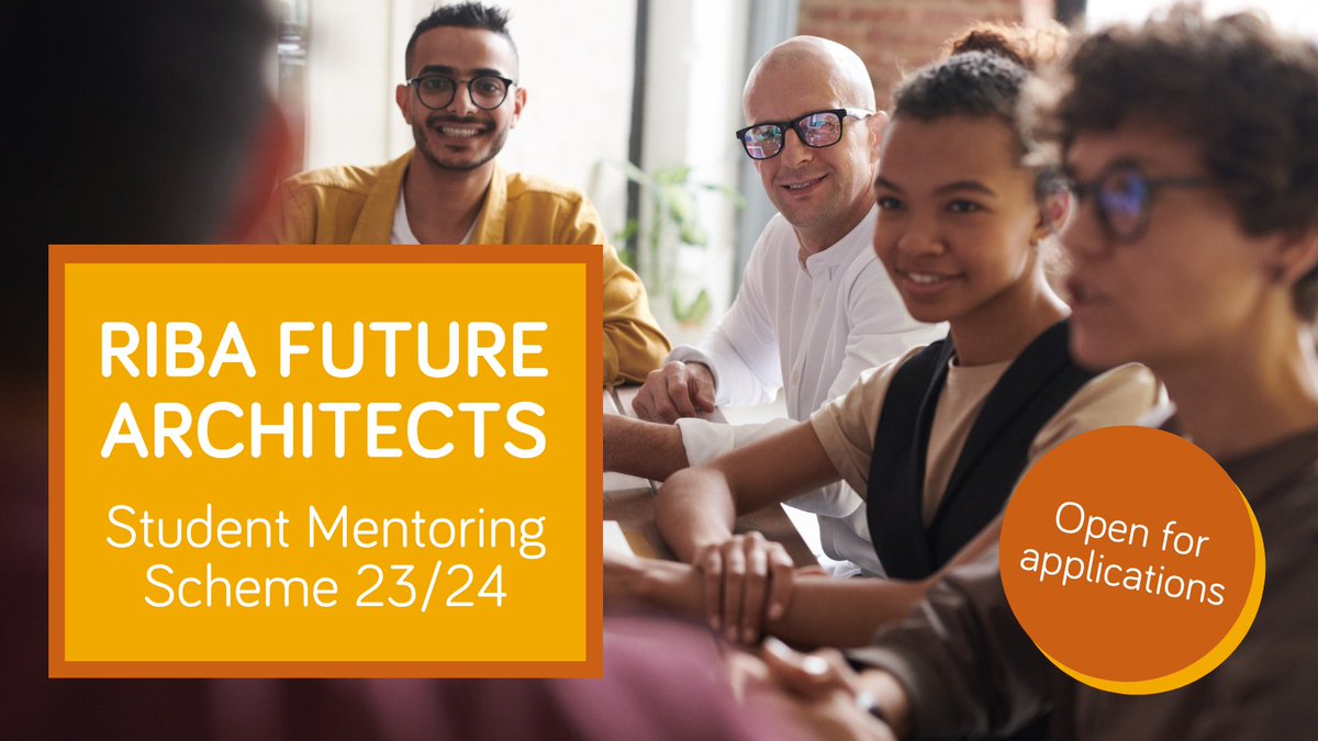 Our RIBA Future Architects Student Mentoring Scheme is now open for applications! 📣 Our annual mentoring scheme is now open for Part 1 architecture students across England and Wales, bringing practices into education to support the next generation: ow.ly/s0UC50Q4toq