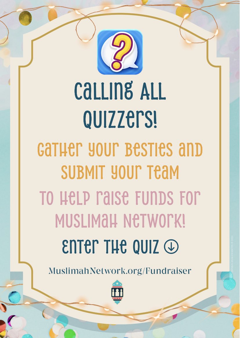 MuslimahNet_'s tweet photo. Sisters! Come for the fun, and support MN along the way. https://t.co/IP7yLGAK4V
