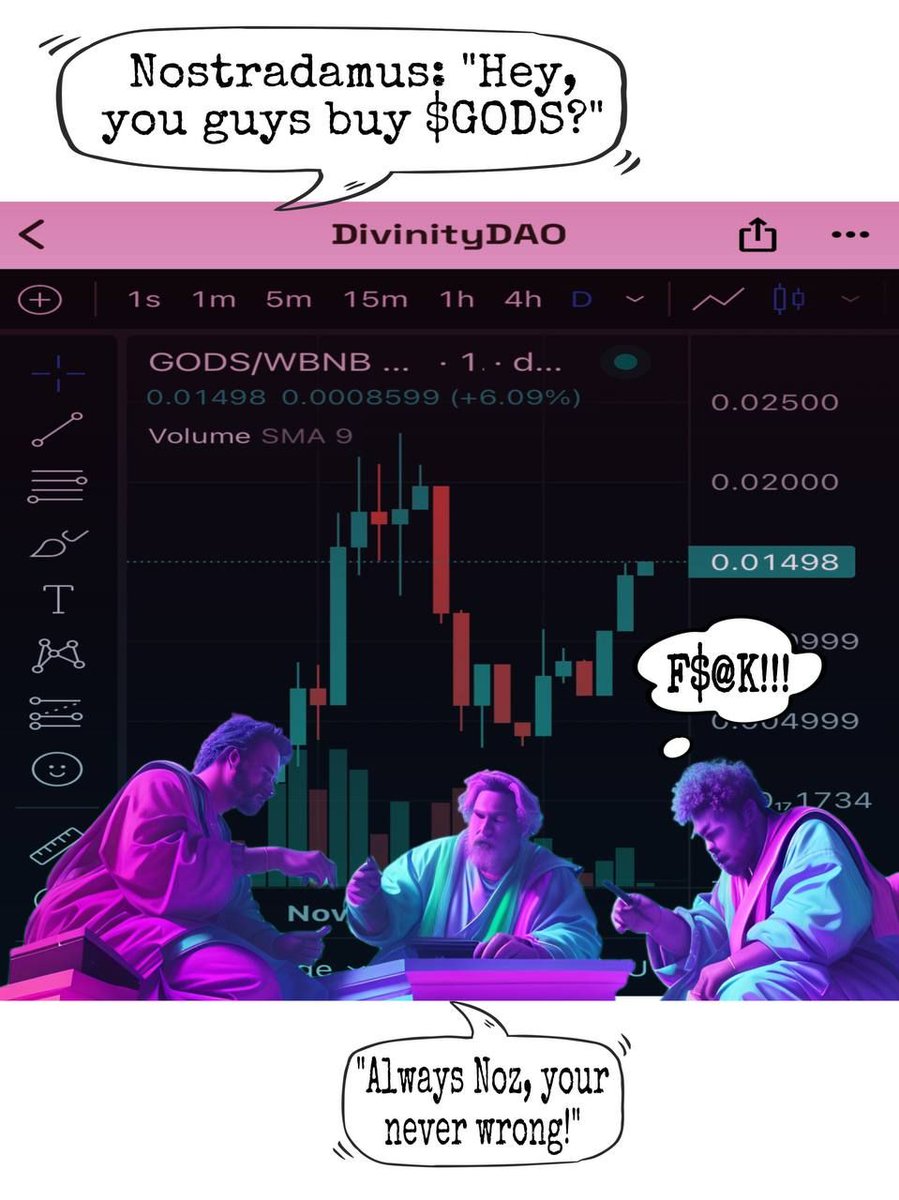 $GODS <a href="/divinitydao/">Divinity $GODS</a> are calling you!

Join the true deal, HOLD #GODS.. become one!

Enjoy ongoing revenue share distribution, NFT rewards and call for the next shot.

#BSC #Bitcoin #GodsPlan #GODS