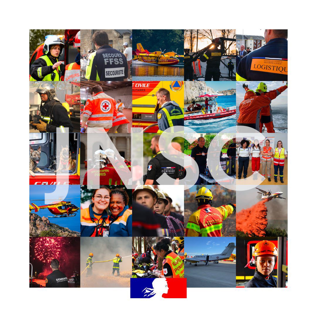 🥳 #JNSC Aujourd'hui, c'est la Journée Nationale de la Sécurité civile !
#LeSaviezVous C’est par un décret du 17 novembre 1951 que le "Service national de la Protection civile » est créé, appelé aujourd’hui direction générale de la Sécurité civile et de la gestion des crises.