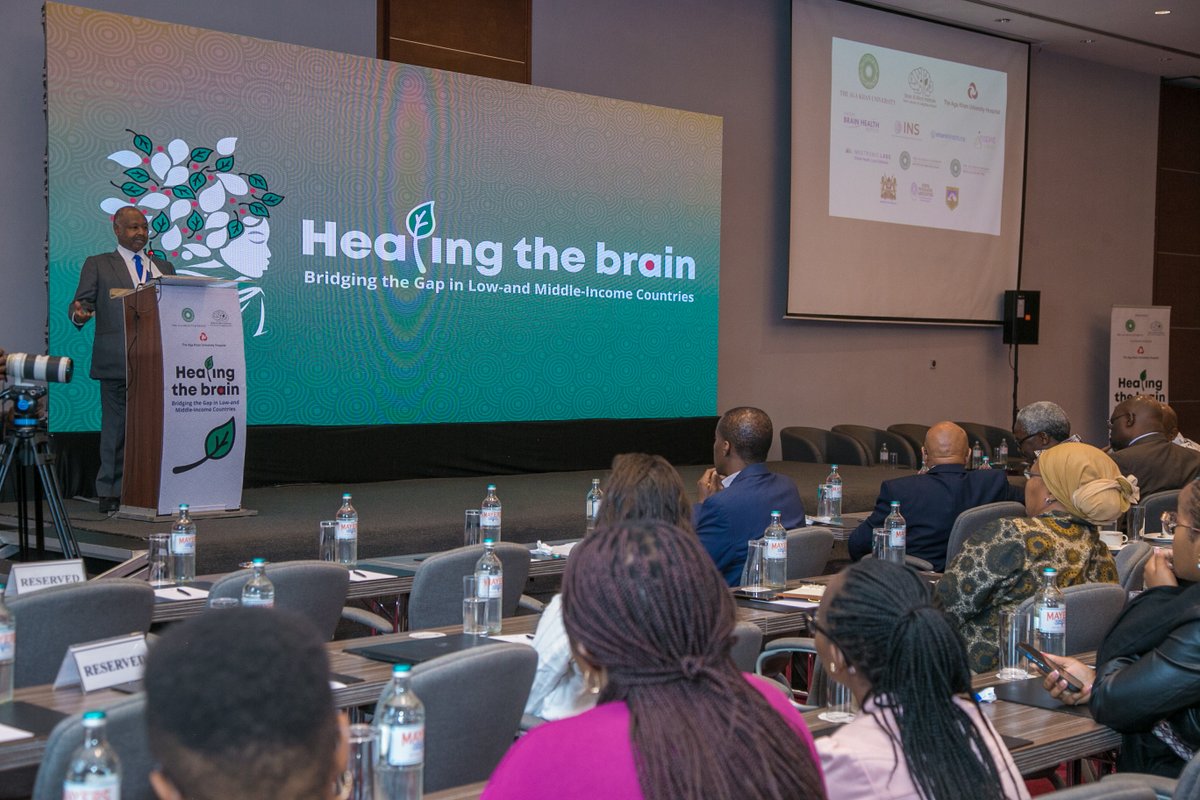 AKU_BMI's tweet photo. In a land where hope is lost to climate change, displacement, poverty, and economic challenges, we must be a body of hope. Having been in the mental health space for over 40 years now, I have seen nothing but improvement. - @DrFNjenga
#AKUBrainHealthConference https://t.co/ActutOLL38