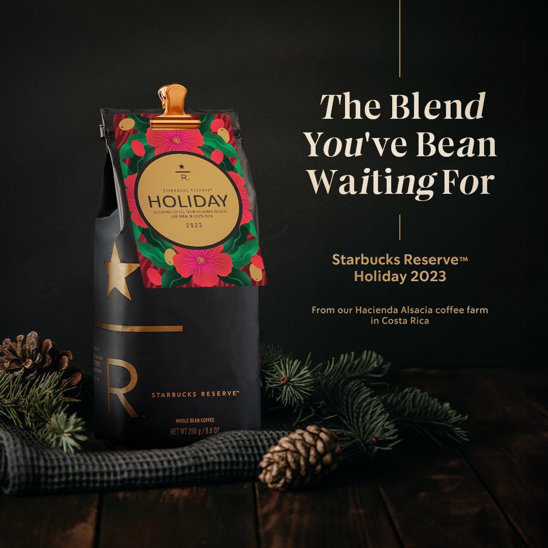 Make your holiday experience even more memorable with the Starbucks® Reserve Holiday Blend 2023. Taste the delightful flavors of maple and candied ginger to make your holiday truly unforgettable.

#StarbucksMalaysia #StarbucksReserve #ReimagineYourHoliday