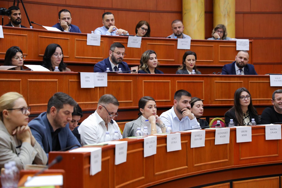 During the swearing in of the Tirana City Council for the second term &amp; to convey the voice of the citizens of Tirana. I am so happy to have been part of the super team selected by the Mayor <a href="/erionveliaj/">Erion Veliaj #MedCapitalCulture2025 🇪🇺🇦🇱</a>  &amp; to share this responsibility with colleagues unwavering in their mission.