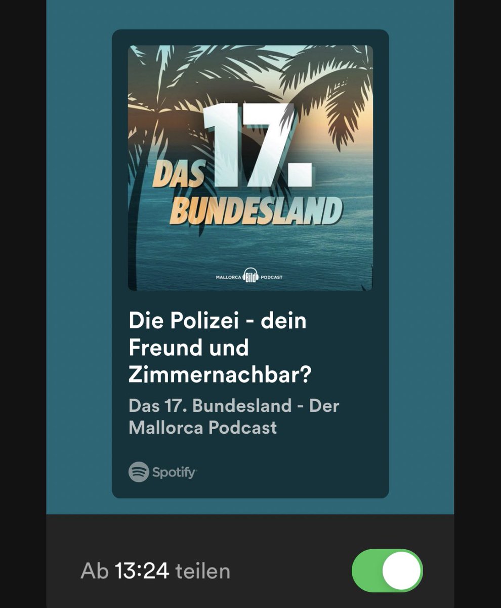 Die Krönung: Werbung für unseren #Podcast „FreitagsFranky“ im Malle-Podcast von @BILD 😉🤠✌️💯🎉@radiopragentur ▶️open.spotify.com/episode/7zh1Qk…