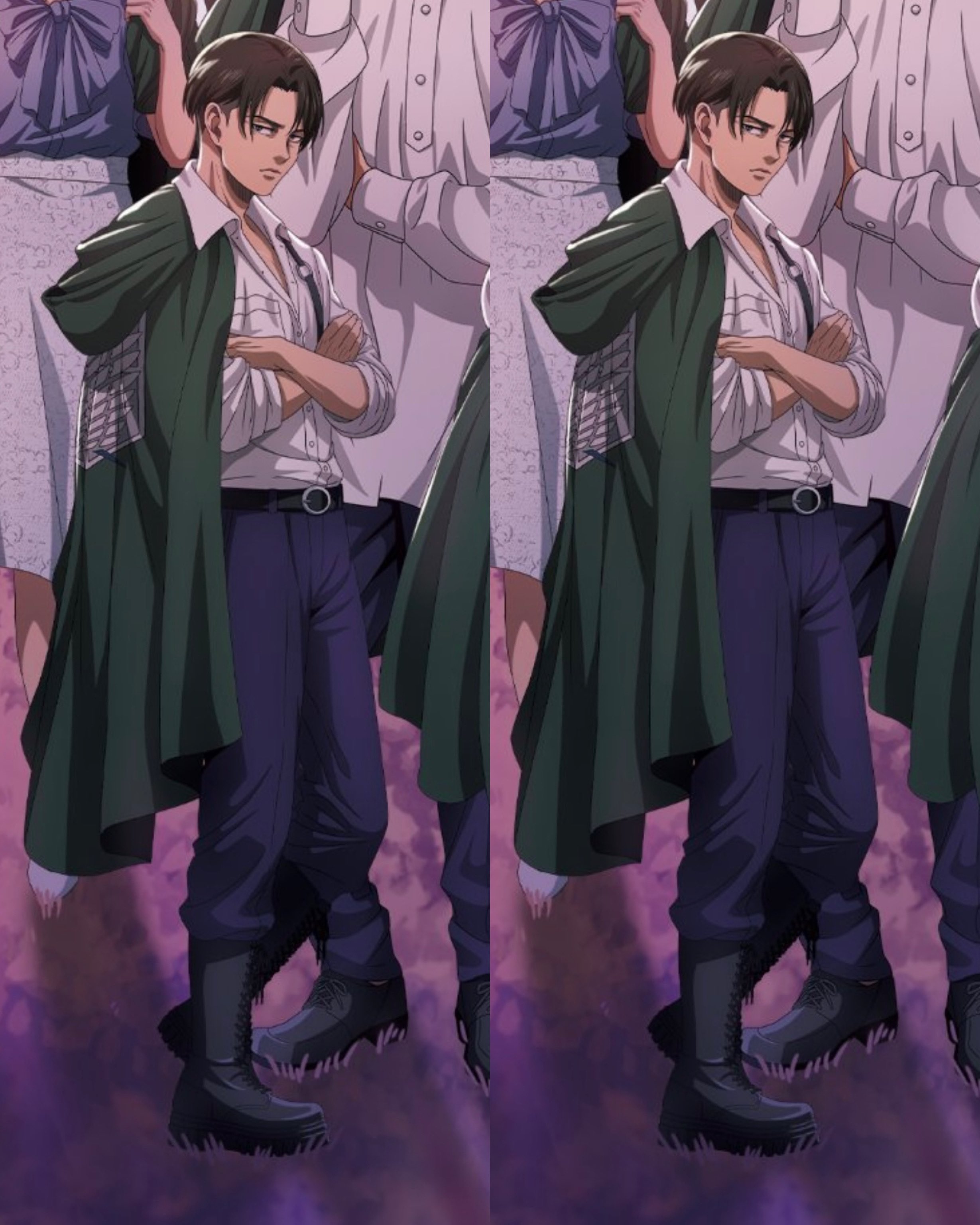 LEVI LOVE IS REAL 2023 コラージュアート Attack On Titan - BK Studio x LK Studio Levi Ackerman Resin