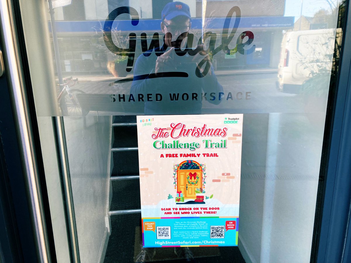 Our window vinyl has arrived and we’re on the #Abergavenny Christmas Challenge Trail this year with <a href="/AbergavennyTC/">Abergavenny Town Council</a> <a href="/HighStSafari/">High Street Safari</a>