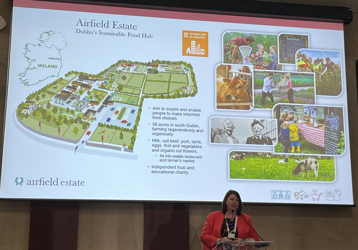 A great honour to speak at #FENS2023 in Belgrade at the @EUFIC seminar on Food Education to look at what @AirfieldEstate does and how we talk to the public about sustainable food systems.