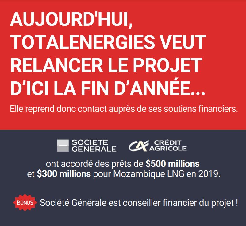 @TotalEnergies 💣La situation sécuritaire et humanitaire reste extrêmement préoccupante au nord du Mozambique, avec des attaques répétées de groupes insurgés jusqu’à tout récemment.

Pourtant, cela n'arrête pas Total, qui fait tout pour reprendre les opérations au plus vite
#StopMozambiqueLNG