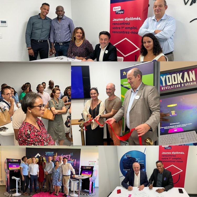 #Thread (1/7) À Cayenne pour inaugurer le centre <a href="/apecfr/">Apec.fr</a> que nous créons en Guyane ! ⚡️

⤵