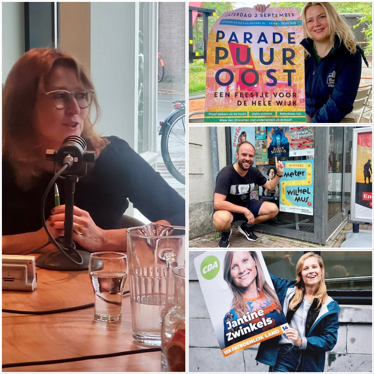 Zaterdag 16u talkshow Oosterlicht in <a href="/PodiumOost/">Podium Oost Utrecht</a> 🎙️Presentator Karin vd Boogaert ontvangt aan tafel @buurtconciërge Sterre Hijlkema, regisseur en schrijver <a href="/tomrijpert/">Tom Rijpert</a> en politicus <a href="/JantineZwinkels/">Jantine Zwinkels</a> 👉 oostkrant.com/oosterlicht/