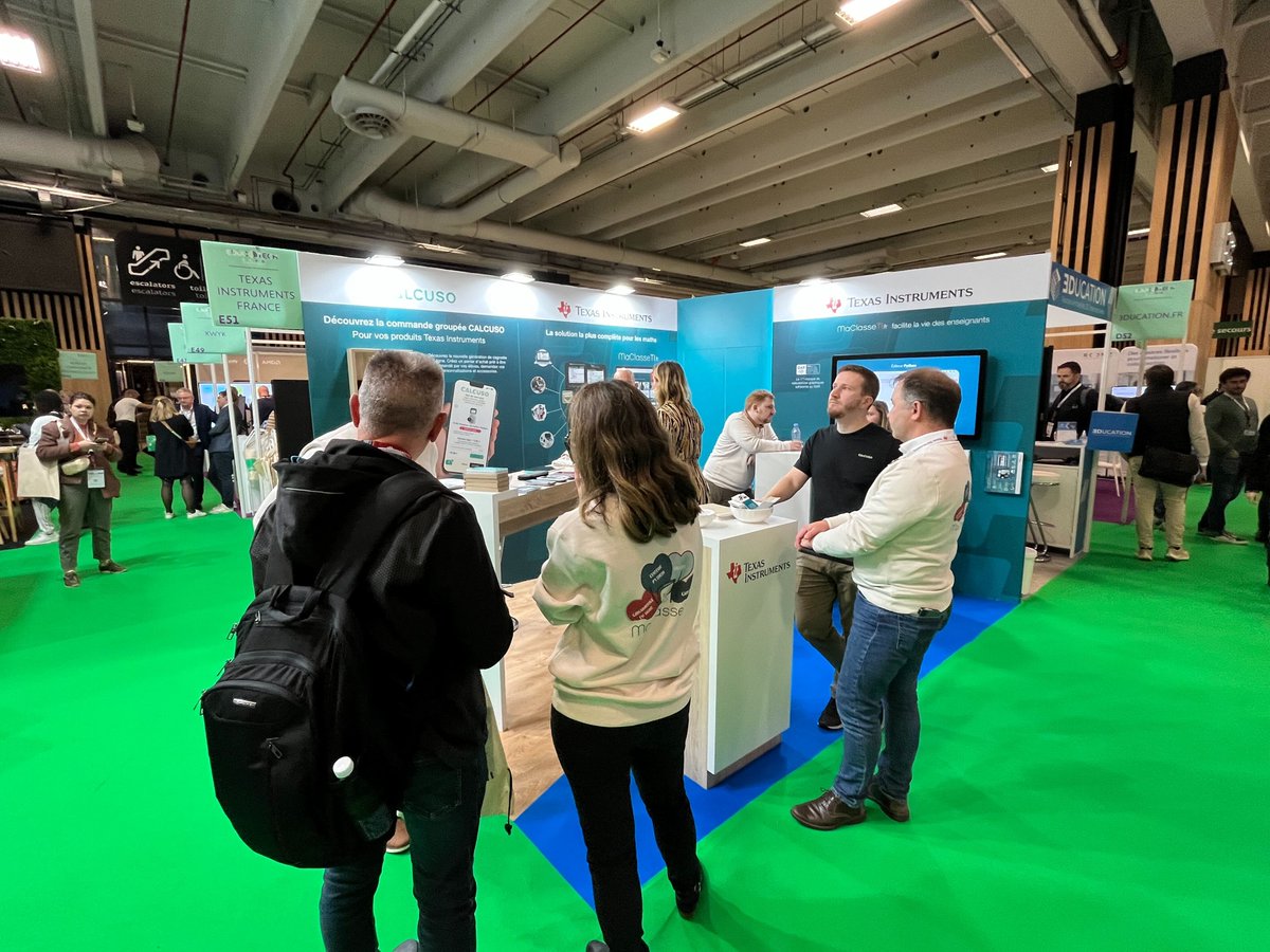🚀 Dernier jour au salon #Educatech ! Ne manquez pas l'occasion de découvrir #Calcuso et la commande groupée en ligne.📦Rencontrez notre équipe passionnée au stand E51.  

<a href="/educatechexpo/">Educatech Expo</a> <a href="/TIEducationFR/">Texas Instruments Education FR</a>
#TexasInstruments #Calcuso