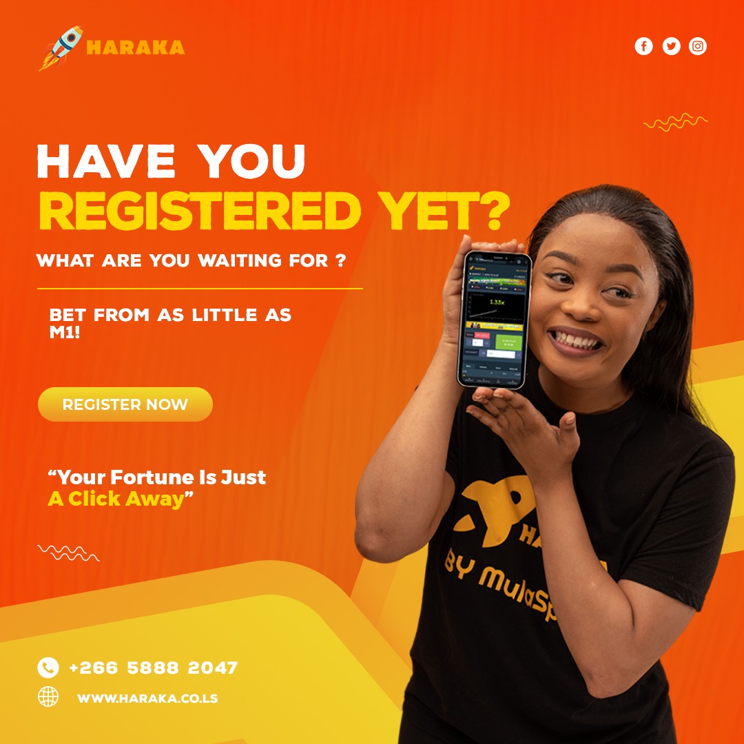 mulasport_les's tweet photo. "Friday just got better with Haraka! Play from as little as R1 and you might just unlock your lucky streak 🎉💰 Who's ready to be our next big winner? 🙌 #HarakaFridays #BigWin #GameOn" https://t.co/4Yed89JQmY