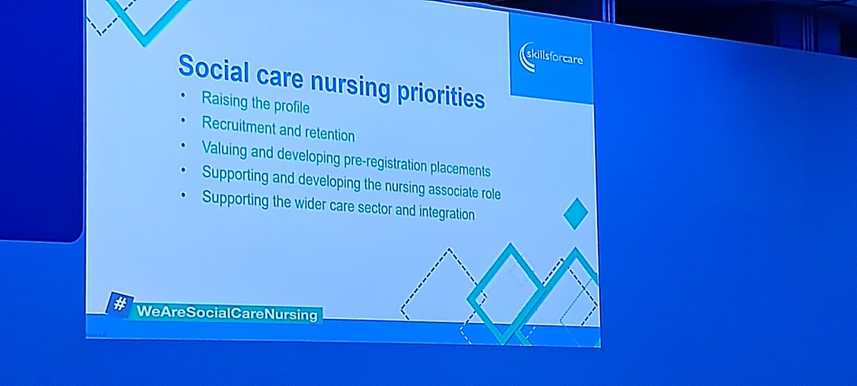 Great to see #socialcare nursing featuredbso prominently across the two days of the #CNOSummit2023. This has been a longstanding priority for @RCNFoundation so I am delighted that its profile has risen.
