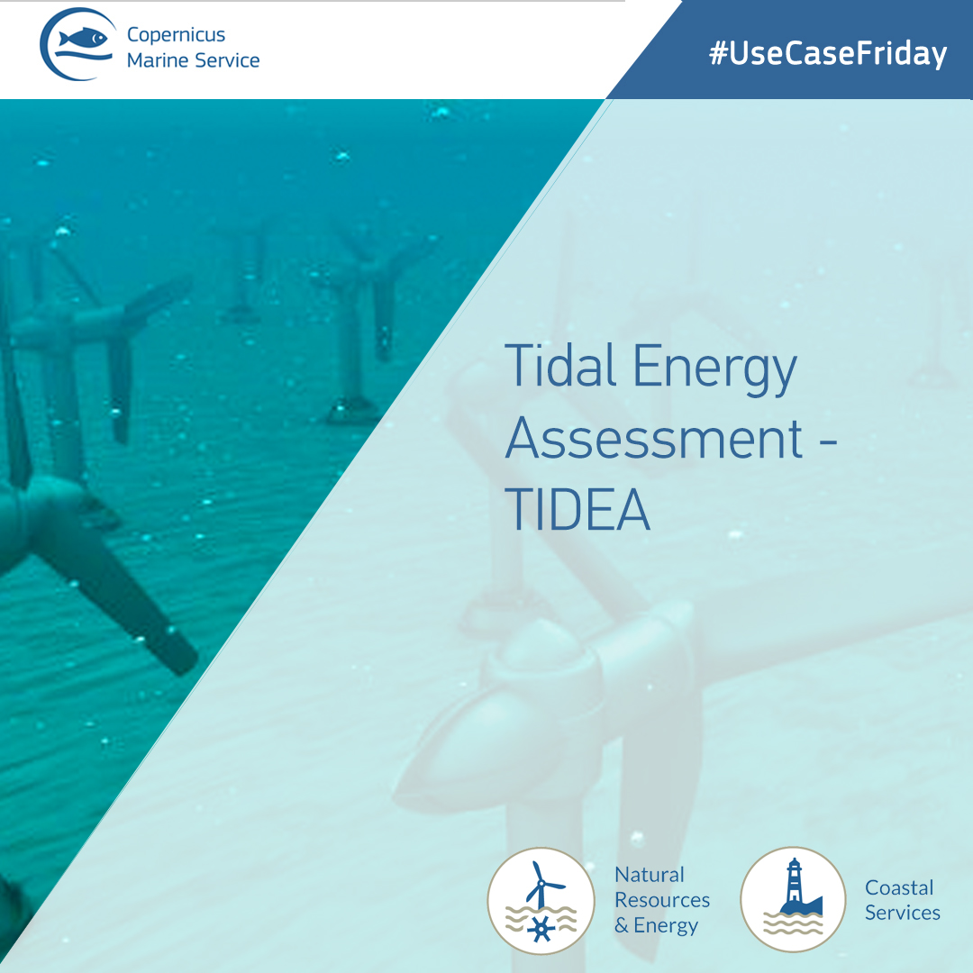 CMEMS_EU's tweet photo. #BlueEconomy 🎯#UseCaseFriday
TidEA is a tool that helps identify optimal sites for tidal energy development using indicators such as tidal current speed, tidal elevation & tidal power
The tool uses our products to develop its indicators
🔗https://t.co/edUSKQuRIU https://t.co/NCHmnuSMVV