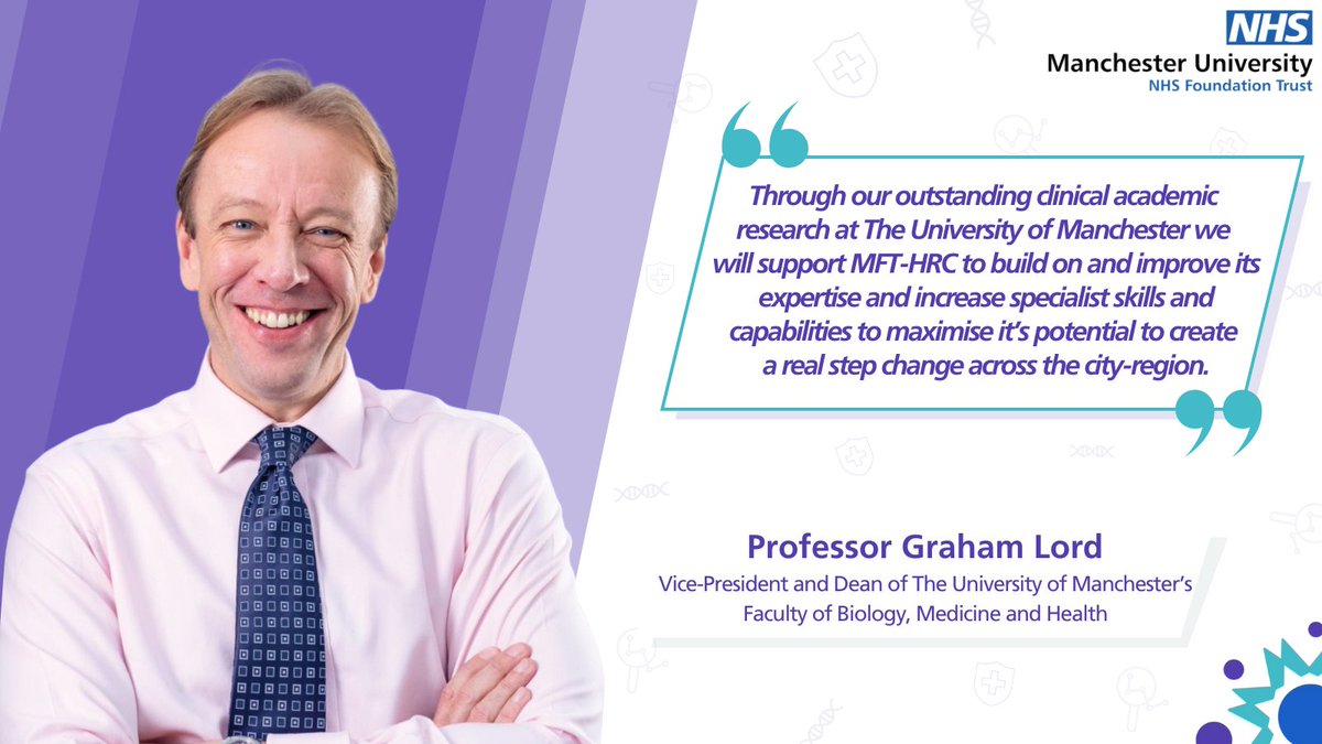 MFT Research and Innovation (@mft_research) on Twitter photo <a href="/MFTnhs/">MFT NHS</a> <a href="/NIHRresearch/">National Institute for Health and Care Research</a> <a href="/MCubbonNHS/">Mark Cubbon</a> <a href="/timwfelton/">Tim Felton</a> <a href="/richardbody/">Rick Body</a> 🔬The University of Manchester will partner with <a href="/MFTnhs/">MFT NHS</a>, supporting the development of the NIHR MFT-HRC, to build on, and improve its expertise and increase specialist skills across the R&I ecosystem in Greater Manchester. <a href="/MFTnhs/">MFT NHS</a> <a href="/NIHRresearch/">National Institute for Health and Care Research</a> <a href="/MCubbonNHS/">Mark Cubbon</a> <a href="/timwfelton/">Tim Felton</a> <a href="/richardbody/">Rick Body</a> 🔬The University of Manchester will partner with <a href="/MFTnhs/">MFT NHS</a>, supporting the development of the NIHR MFT-HRC, to build on, and improve its expertise and increase specialist skills across the R&I ecosystem in Greater Manchester.