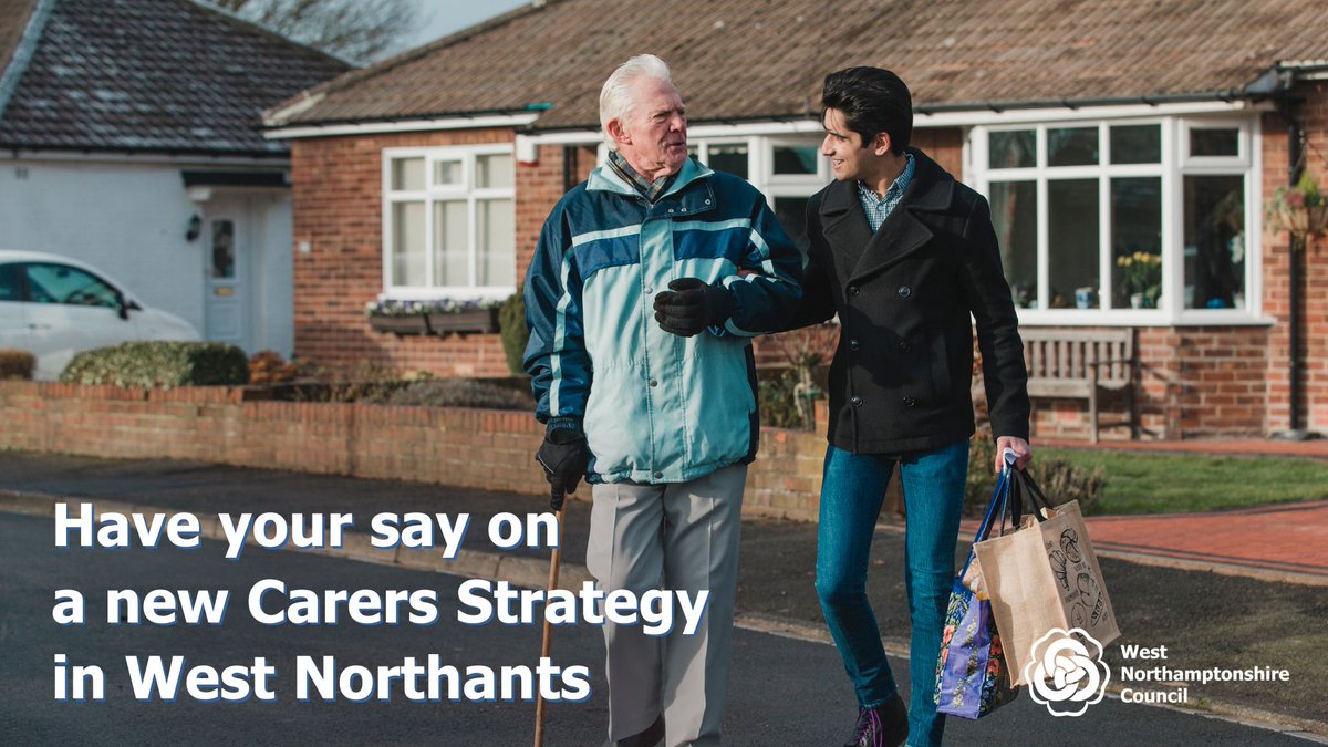 WestNorthants's tweet photo. We are keen to hear the views from carers as part of the development of a new, ambitious carers strategy aimed to enhance the lives of caregivers in our vibrant community. 

Have your say by filling out our online survey: https://t.co/NmhWdeMfyC https://t.co/C9pwpnVXdk