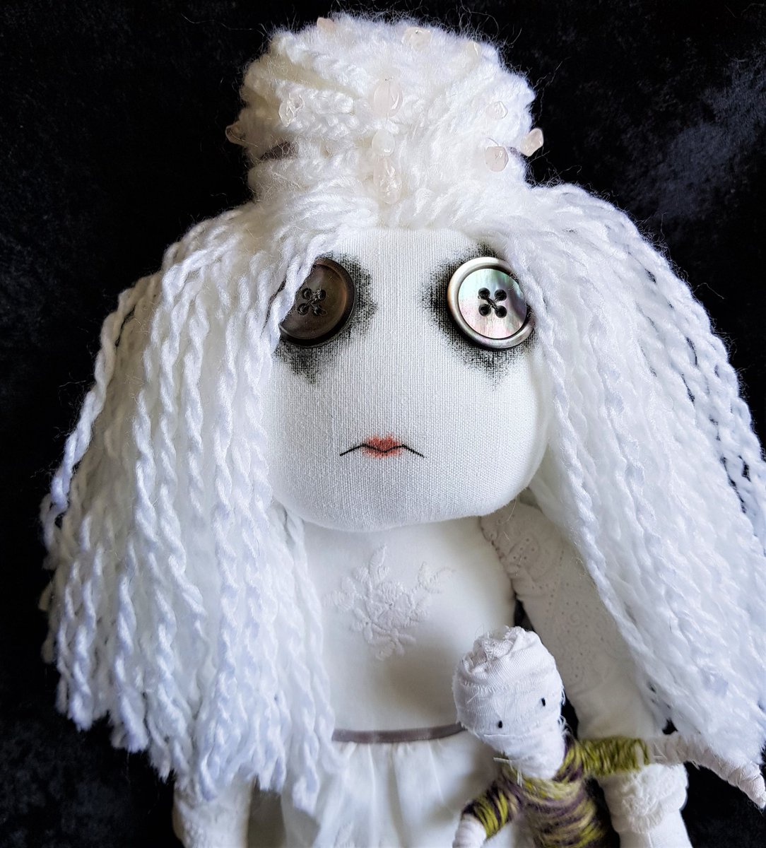 Sadly Mistress Crowsigh is reluctantly considering closing up shop and taking ship to new adventures in the New Year so this Yuletide may be your last chance to adopt a little one from The Hookland Doll Emporium and give them them a loving forever home:

etsy.com/uk/shop/Hookla…