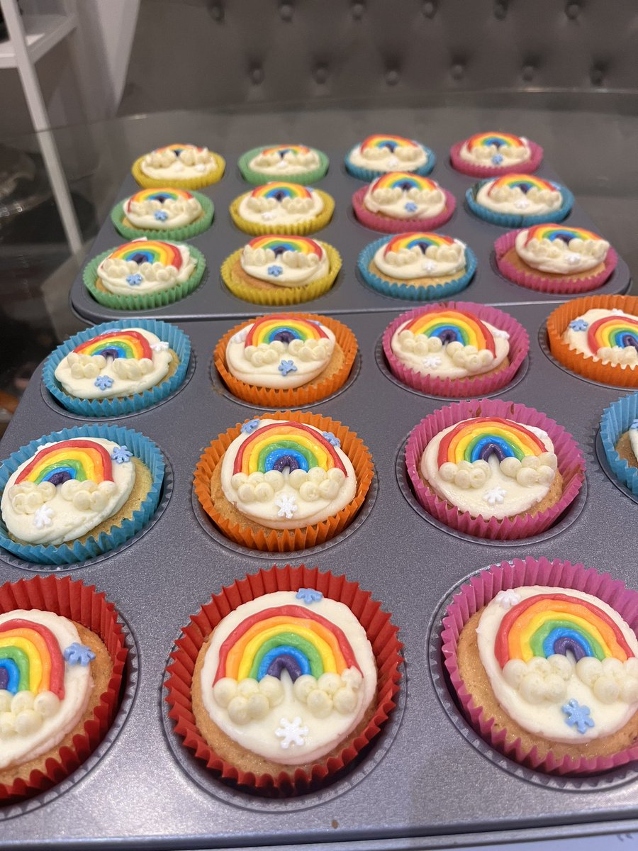 Happy Polar Pride Day 🏳️‍🌈🐧🐻‍❄️! Looking forward to celebrating and having some discussions with @GeogDurham this afternoon. Pretty happy with how my baking contributions turned out!  #PolarPride #LGBTSTEMDay