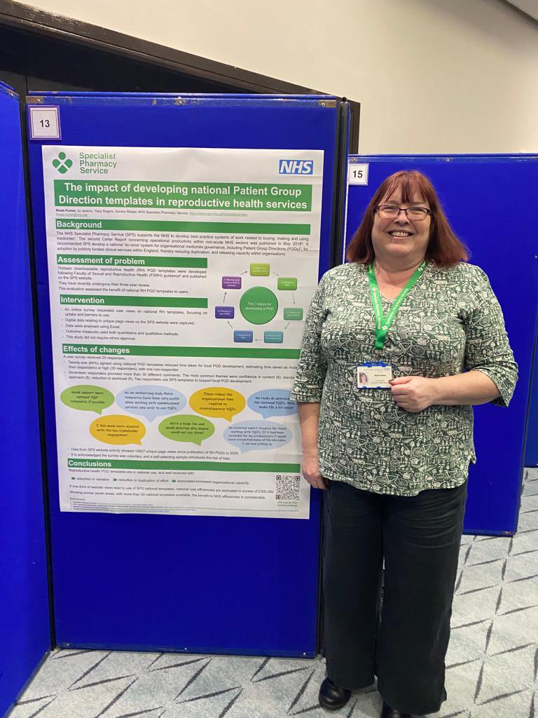 NHS_SPS's tweet image. As well as @EmmaKirkMSO &amp;amp; @BischlerAnna’s MSATS poster, we also have one about our national #PGD templates with Rosie Furner &amp;amp; @RogersT_Pharm 
#UKCPAConf