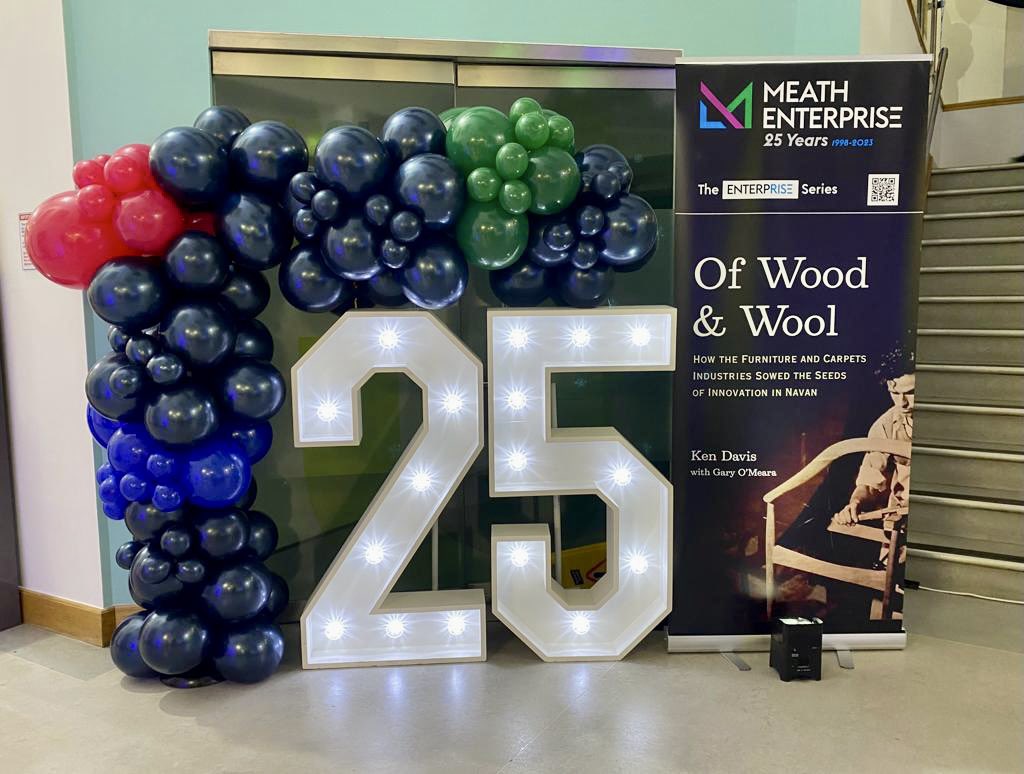 GaryOMeara_'s tweet photo. Many tnx to all who attended &amp; supported our 25 Year Anniversary &amp; #BookLaunch last night in the @MeathEnterprise Centre. It was a huge success &amp; we are privileged to have shared our stories &amp; successes with so many both last night &amp; over many years. Here’s to the next 25🥂#Meath https://t.co/EXzCJDalHt