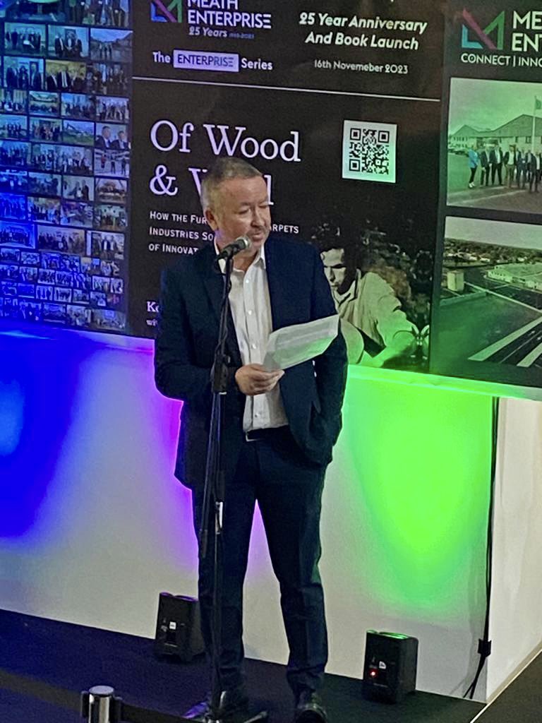 GaryOMeara_'s tweet photo. Many tnx to all who attended &amp; supported our 25 Year Anniversary &amp; #BookLaunch last night in the @MeathEnterprise Centre. It was a huge success &amp; we are privileged to have shared our stories &amp; successes with so many both last night &amp; over many years. Here’s to the next 25🥂#Meath https://t.co/EXzCJDalHt