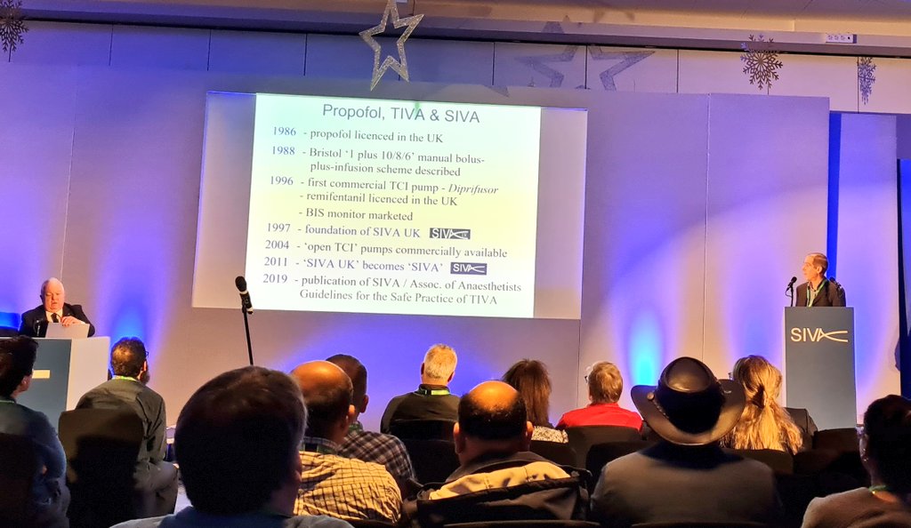 SIVA (@sivanaesthesia) on Twitter photo Session 3 - Then and Now
Chair & local organiser: Dr Douglas Russell
Alastair Nimmo speaking now. Prof Thomas Schnider up next. Iain Glen in attendance. Professor Emeritus Steven Shafer joining virtually.  #SIVA23 Session 3 - Then and Now
Chair & local organiser: Dr Douglas Russell
Alastair Nimmo speaking now. Prof Thomas Schnider up next. Iain Glen in attendance. Professor Emeritus Steven Shafer joining virtually.  #SIVA23