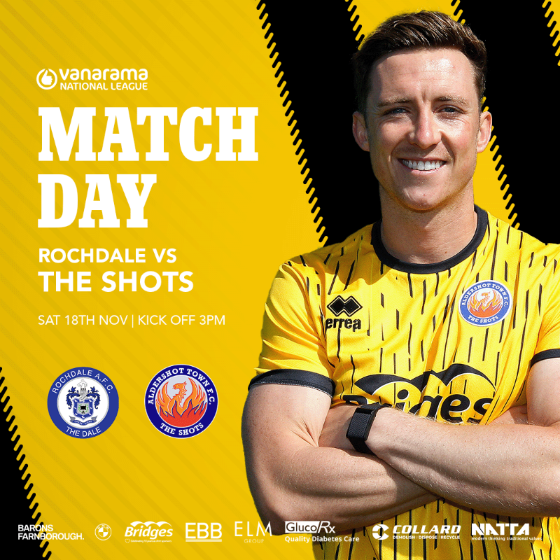 OfficialShots's tweet photo. ⚽️ 𝙈𝘼𝙏𝘾𝙃𝘿𝘼𝙔 ⚽️

Ready for National League action at the Crown Oil Arena 👊

 #TheShots❤️💙