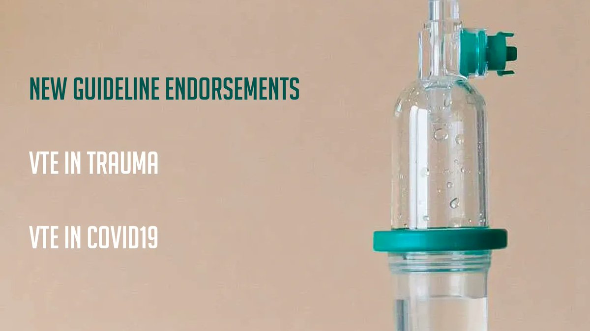 SSAI (@ssai_info) on Twitter photo New SSAI endorsement of clinical guidelines are out, one from <a href="/isth/">ISTH</a> on prevention of VTE in COVID19 patients, the other from <a href="/SaudiCCSociety/">The Saudi Critical Care Society</a> on prevention of VTE in trauma
Helping busy clinicians apply best evidence medicine @ bedside
#FOAMed #FOAMcc
ssai.info/new-vte-guidelโฆ New SSAI endorsement of clinical guidelines are out, one from <a href="/isth/">ISTH</a> on prevention of VTE in COVID19 patients, the other from <a href="/SaudiCCSociety/">The Saudi Critical Care Society</a> on prevention of VTE in trauma
Helping busy clinicians apply best evidence medicine @ bedside
#FOAMed #FOAMcc
ssai.info/new-vte-guidelโฆ