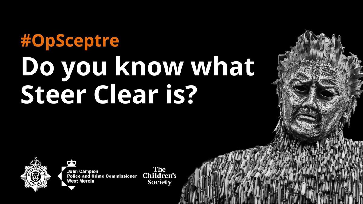 #OpSceptre | Steer Clear is an award-winning intervention programme for 10-18 year olds in Shropshire who are at risk of exposure to knife crime.  

If you're concerned about a young person you can refer them via: orlo.uk/yCb75

Further reading: orlo.uk/kwcz5
