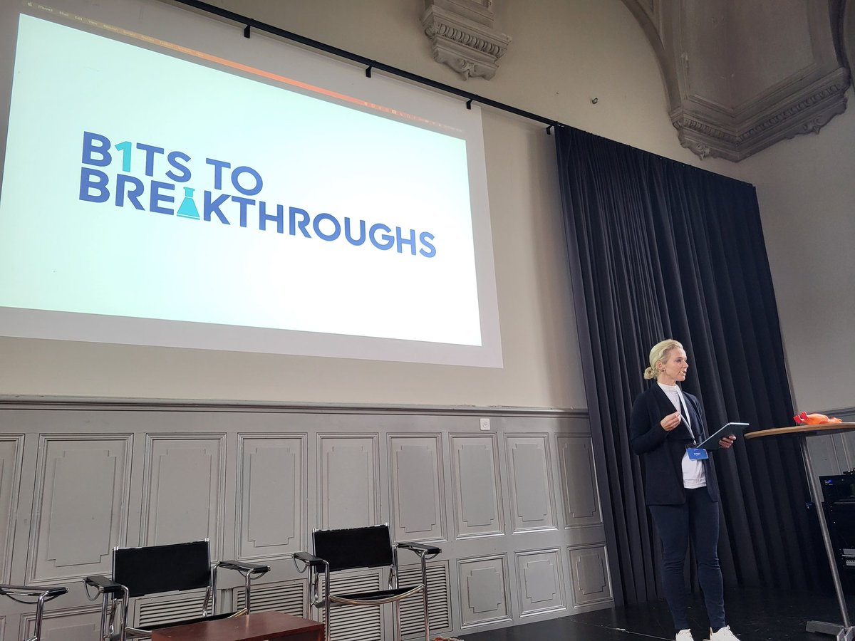 Catherine Jutzeler-Walter (@jutzeler_cathy) on Twitter photo Barbara Josef, our moderator, introduces the rules of the group work of the <a href="/bitstobreak/">Bits to Breakthroughs</a> symposium. The goal is to share and exchange ideas and insights for each part of the reality-bits-data science-breakthrough cycle. Barbara Josef, our moderator, introduces the rules of the group work of the <a href="/bitstobreak/">Bits to Breakthroughs</a> symposium. The goal is to share and exchange ideas and insights for each part of the reality-bits-data science-breakthrough cycle.