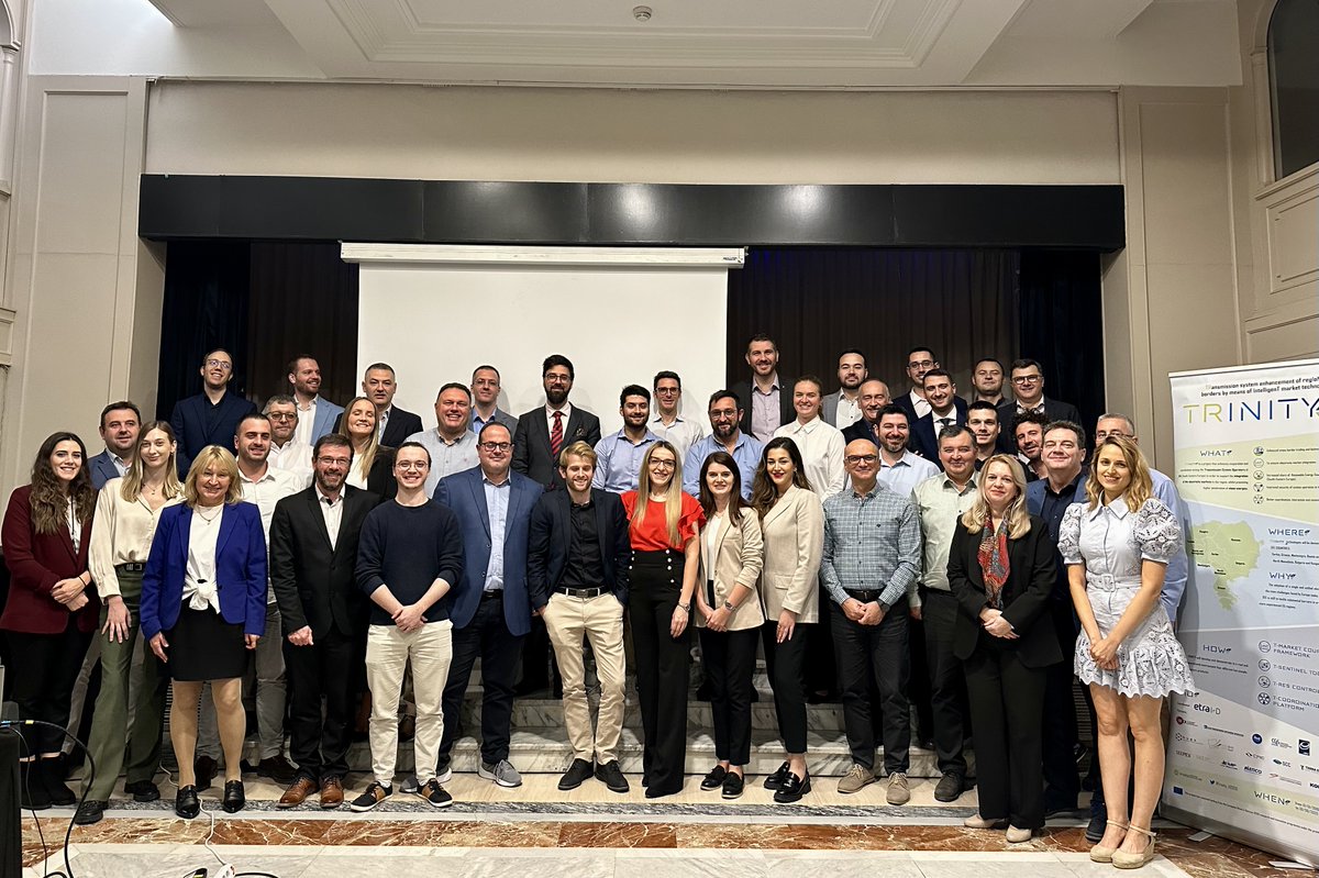 TRINITY_H2020 (@trinity_h2020) on Twitter photo Concluding the <a href="/Trinity_H2020/">TRINITY_H2020</a> after 48 months! 🎉 Yesterday we presented our achievements at the final review meeting in Valencia, highlighting enhanced trading, electricity market integration, increased RES use & improved system operation security. Congratulations to all! #H2020 Concluding the <a href="/Trinity_H2020/">TRINITY_H2020</a> after 48 months! 🎉 Yesterday we presented our achievements at the final review meeting in Valencia, highlighting enhanced trading, electricity market integration, increased RES use & improved system operation security. Congratulations to all! #H2020