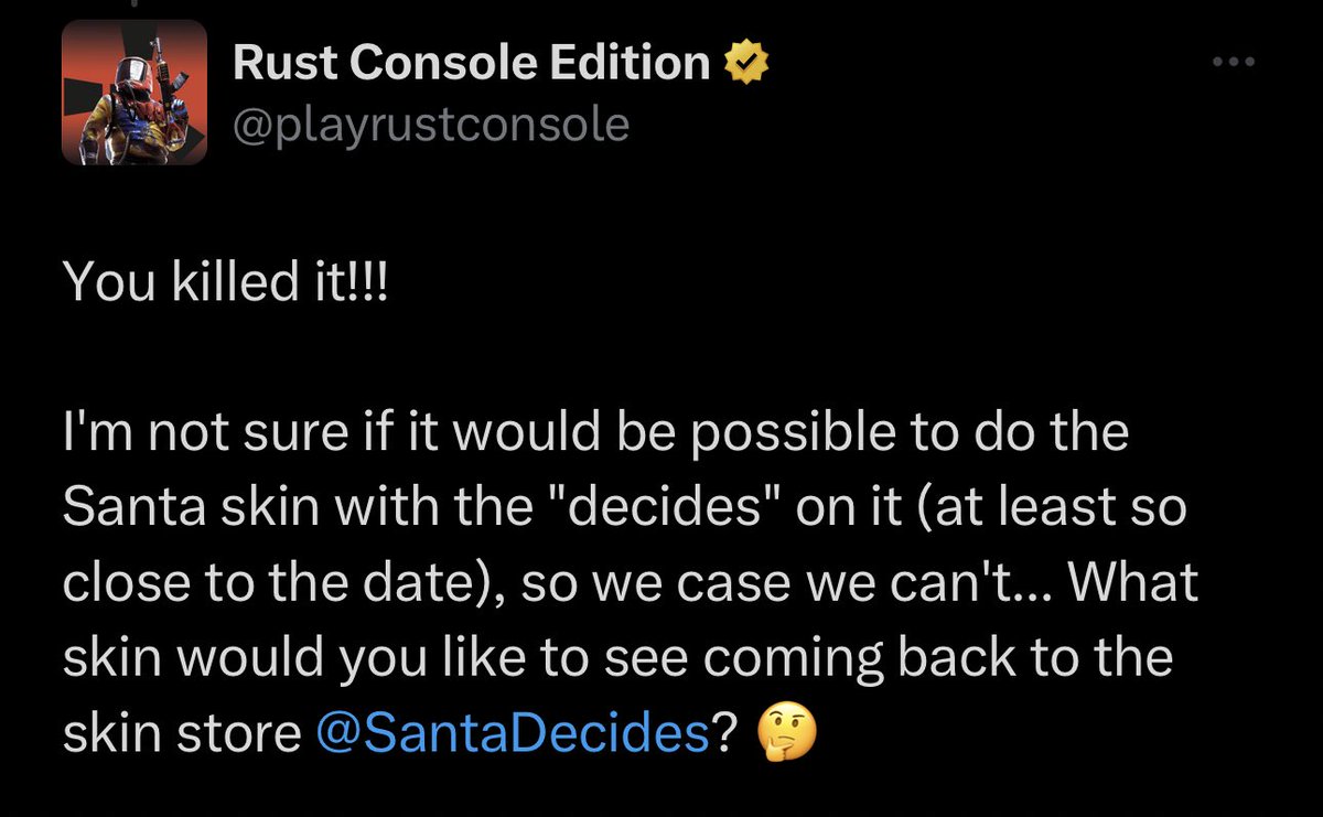 Santa Decides tweet media