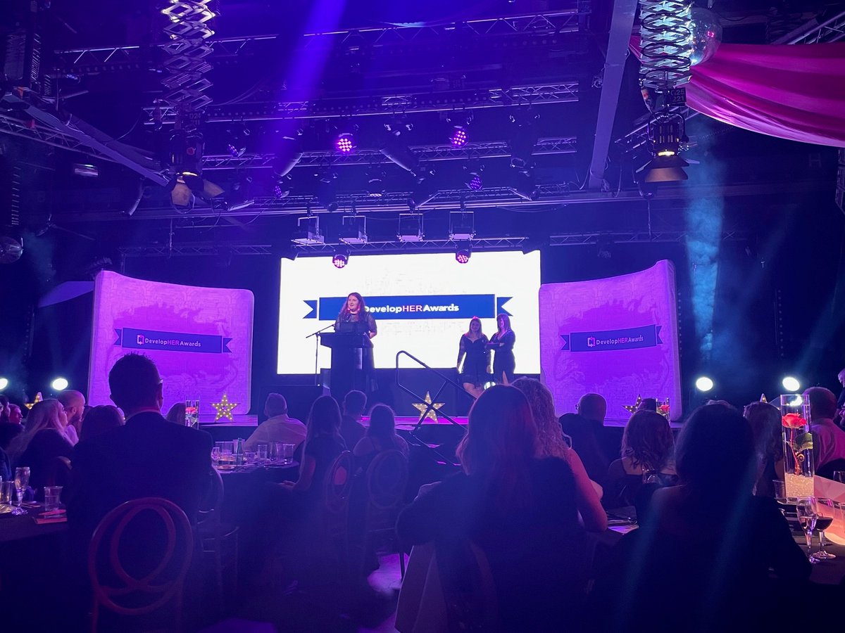 We had a brilliant evening at the 2023 edition of the <a href="/SyncDevelopHER/">DevelopHER Awards</a> DevelopHER awards ✨
Inspiring to hear the stories of so many talented women working in tech in our region. Thank you <a href="/vickieallen__/">Vickie Allen</a> for another spectacular event!