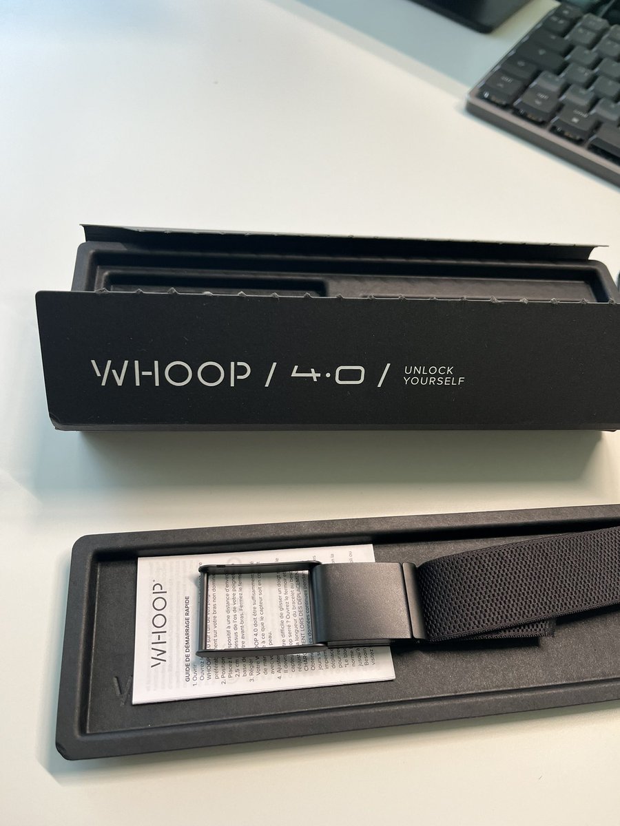 Let's try out the <a href="/whoop/">WHOOP</a> 4.0 that just arrived today