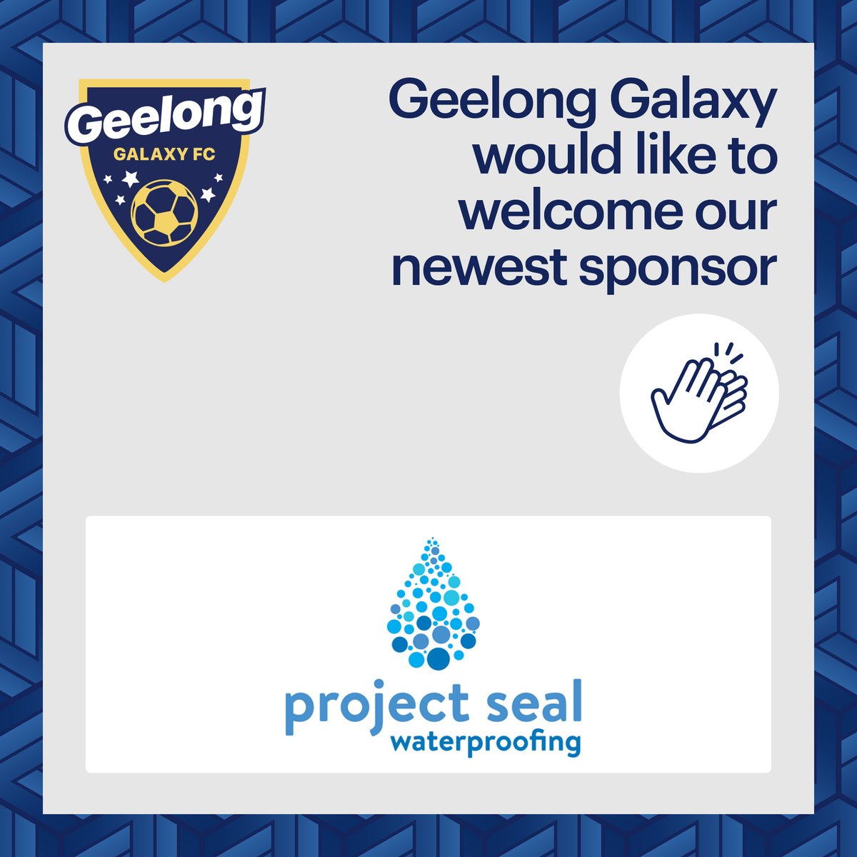 Geelong Galaxy FC (@geelonggalaxyfc) on Twitter photo Thanks to Project Seal Waterproofing for becoming our latest Sponsor. Every bit helps our girls game flourish.
If you would like to help us grow elite female football in Geelong, please contact the us at galaxyunitedfcsecretary@gmail.com
#thebeautifulgame #geelonggalaxy Thanks to Project Seal Waterproofing for becoming our latest Sponsor. Every bit helps our girls game flourish.
If you would like to help us grow elite female football in Geelong, please contact the us at galaxyunitedfcsecretary@gmail.com
#thebeautifulgame #geelonggalaxy