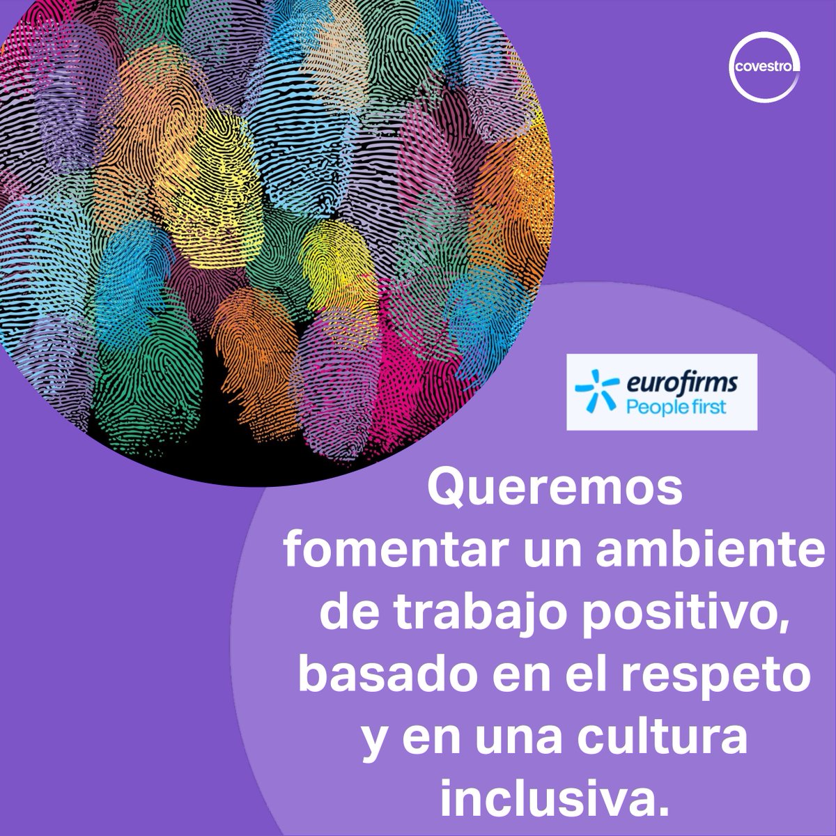 CovestroES's tweet image. ¡La #igualdad y el #respecto son primordiales! 
Por esto lanzamos el #ProgramaIguales de @Fund_Eurofirms  para promover la normalización de la discapacidad en Covestro.