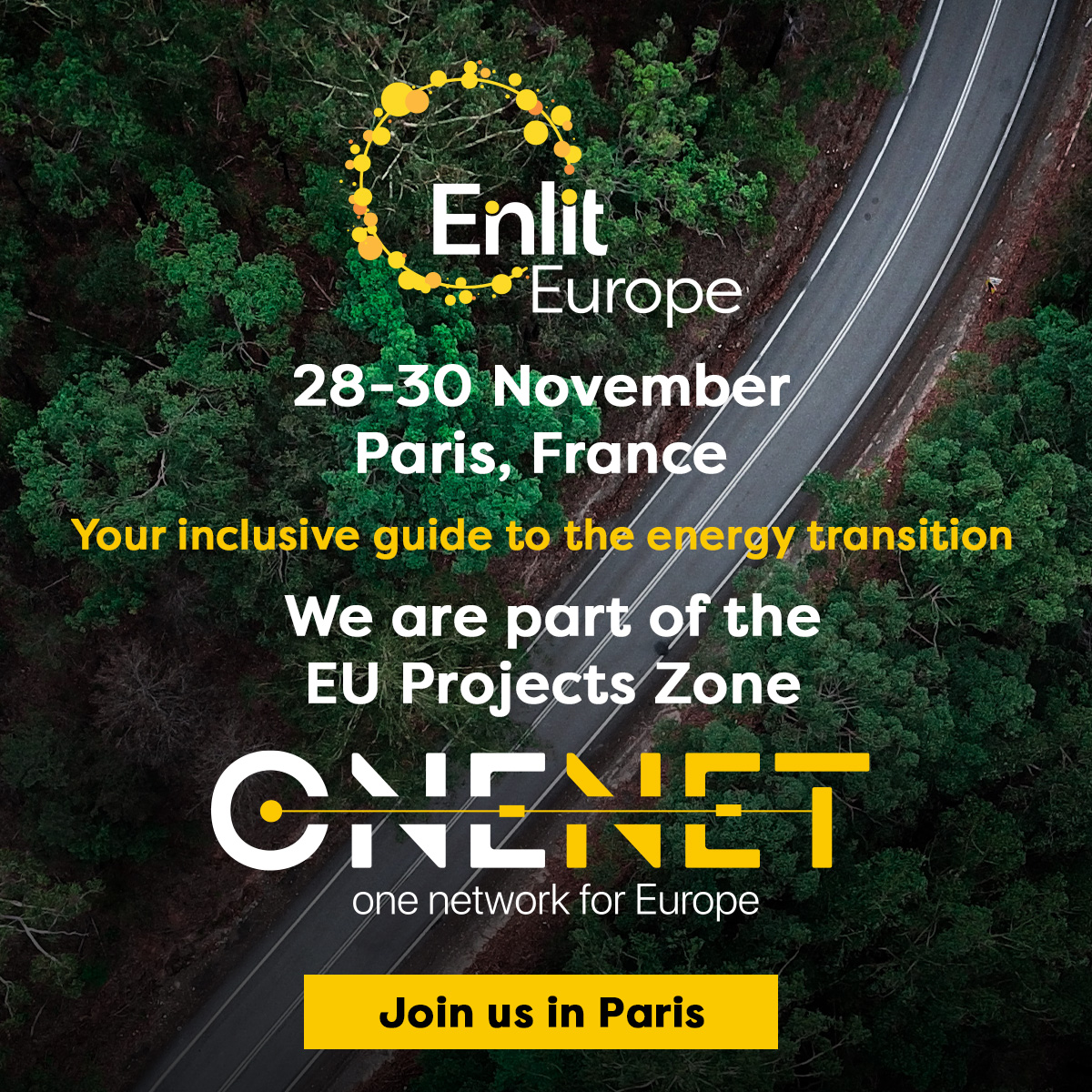 🇫🇷 We are coming to Enlit!
Join us at Stand 7.2.H80-18 at EU Project Zone. 

🗓️Do not miss the OneNet talk on 29 Nov: Overcoming digital silos by enabling seamless data exchange between energy stakeholders through a IDSA-based reference architecture
👉 enlit-europe.com/programme/hub-…