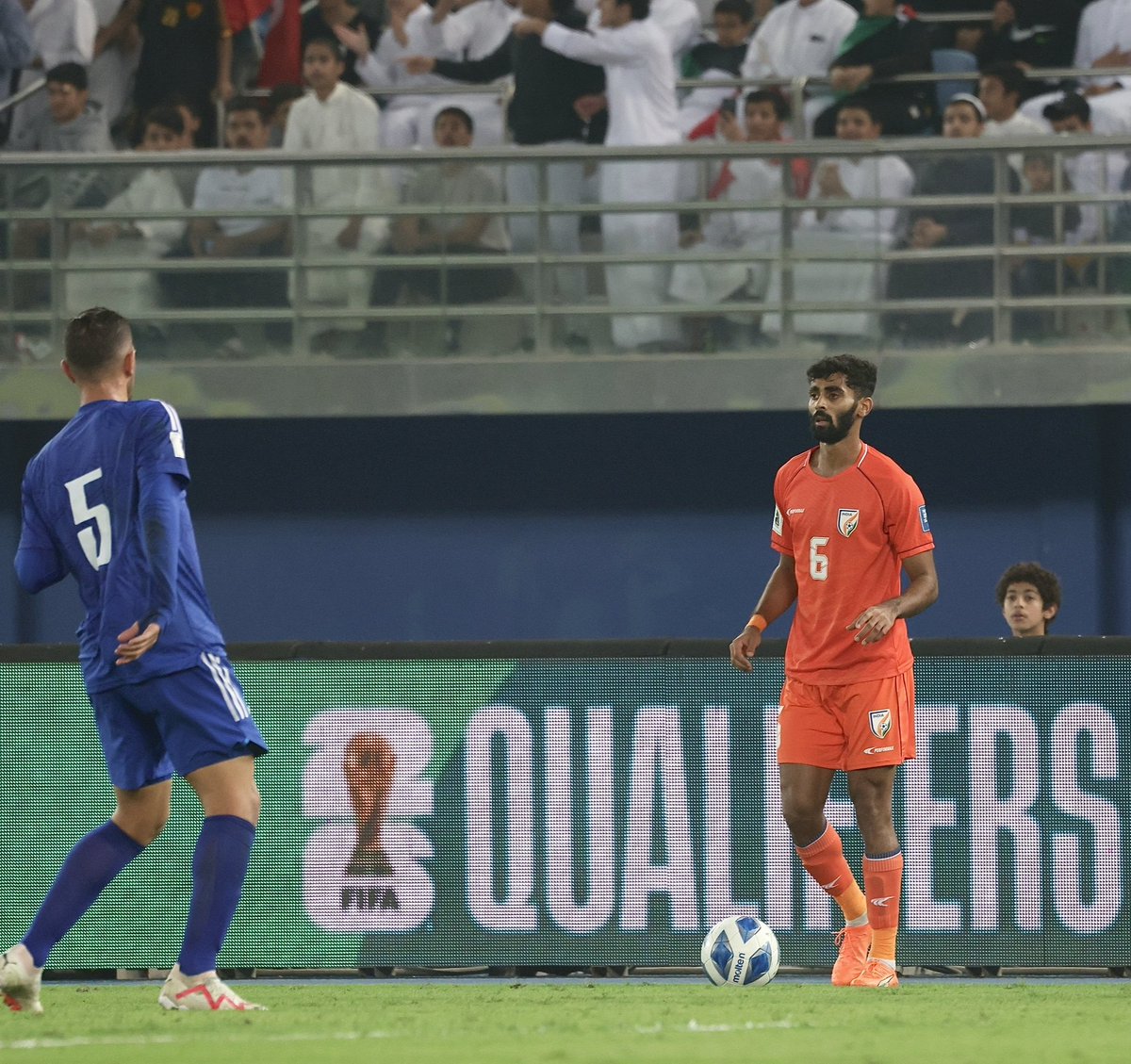 Starting the FIFA World Cup 2026 Qualifiers journey a well grounded victory! 💙 Thank you to the fans for turning the away ground into a sea of blue. 🌐🇮🇳

#indiavskuwait #fifaworldcup #bluetigers #indianfootball #akashmishra #fifaqualifiers