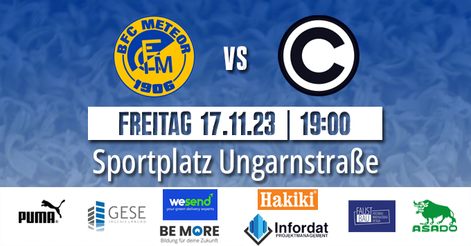 BFCMeteor06's tweet photo. #meteor06 #fussballerleben #kiezclub #wedding #landesliga @TspLeuteSport 

Erstmals seit über zehn Jahren steht Meteor wieder im Achtelfinale des Berlinpokals und empfängt dabei am heutigen Freitag um 19 Uhr auf der heimischen Sportanlage den Berlinligisten SC Charlottenburg. https://t.co/0HXTt8XiL8