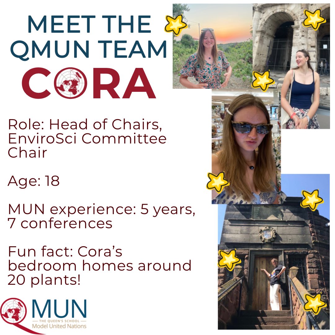 queens_mun23's tweet photo. Cerys, Cora and Nush are the wonderful Chief Organisers of our #QMUN3 conference! https://t.co/cBUlYqZHCw