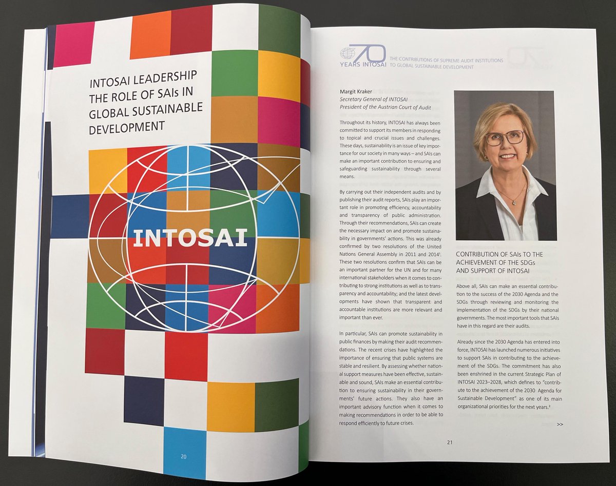 70yearsINTOSAI (@70yearsintosai) on Twitter photo 🎂Our special birthday present: The anniversary publication “70 Years INTOSAI”, including contributions such as by <a href="/vanderbellen/">Alexander Van der Bellen</a>, Federal President of the Republic of Austria, Margit Kraker, Austrian Court of Audit and Wolfgang Sobotka, Austrian National Council #70yearsINTOSAI 🎂Our special birthday present: The anniversary publication “70 Years INTOSAI”, including contributions such as by <a href="/vanderbellen/">Alexander Van der Bellen</a>, Federal President of the Republic of Austria, Margit Kraker, Austrian Court of Audit and Wolfgang Sobotka, Austrian National Council #70yearsINTOSAI