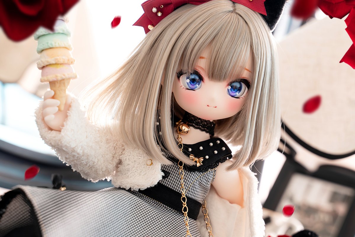 DOLK×PUYOO DOLL】?世界50体限定? おめかし猫の美少女Kumakoちゃん 
