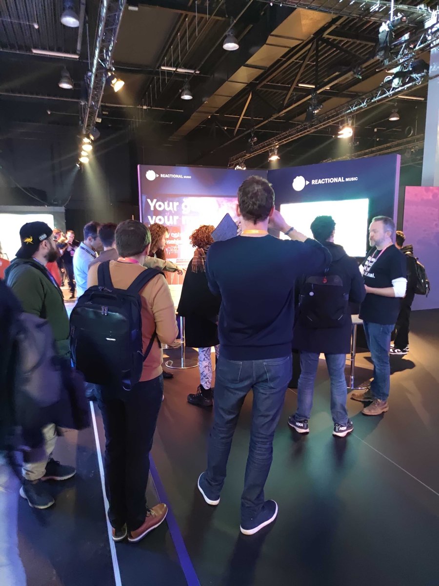 Sixfiles's tweet photo. #unite2023 @unity Incredible event for the Unity games community in Amsterdam this week. So great to share what we are delivering at @ReactionalMusic and to bring a unique real time gaming and DJ set to life with our generative music engine. https://t.co/vW9Tb9eyXk