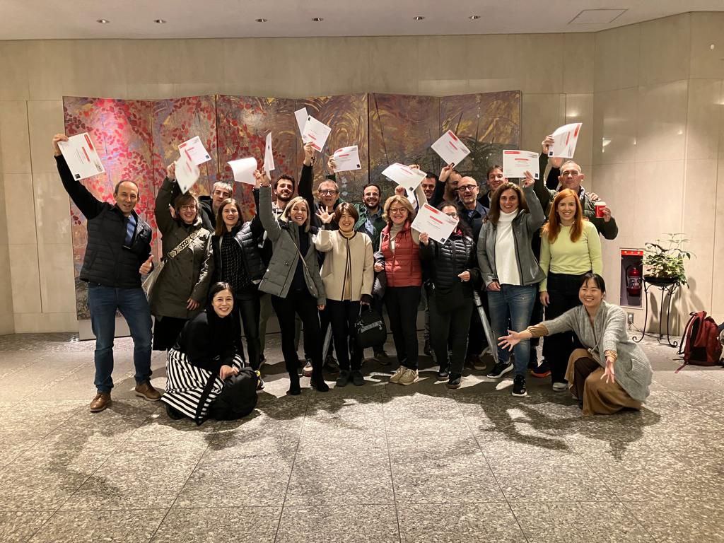 packcluster's tweet photo. Aquesta setmana hem celebrat #StrategicClusterWeek @accio_cat a #Tokio amb 17 clústers de l'ecosistema català
#Inspiració, #Coneixement #Innovació i #Networking @RakutenJP @desigual #SCWJapo23 https://t.co/SvbwQakt4E