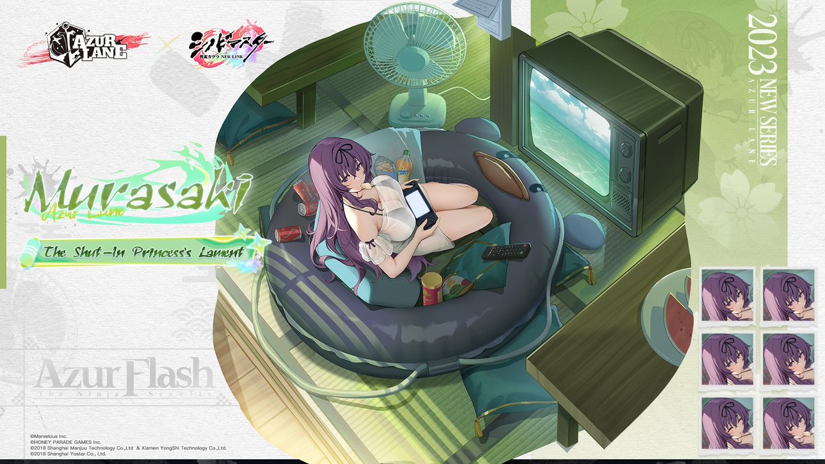 AzurLane_EN's tweet photo. 🌴The Shut-In Princess's Lament🌴

As much as I appreciate everyone inviting me to go swimming... I prefer staying right here.

Murasaki is changing into her new attire. She will grace your dock in the near future, Commander.

#AzurLane #Yostar #SenranKagura https://t.co/LdndYwXLDj