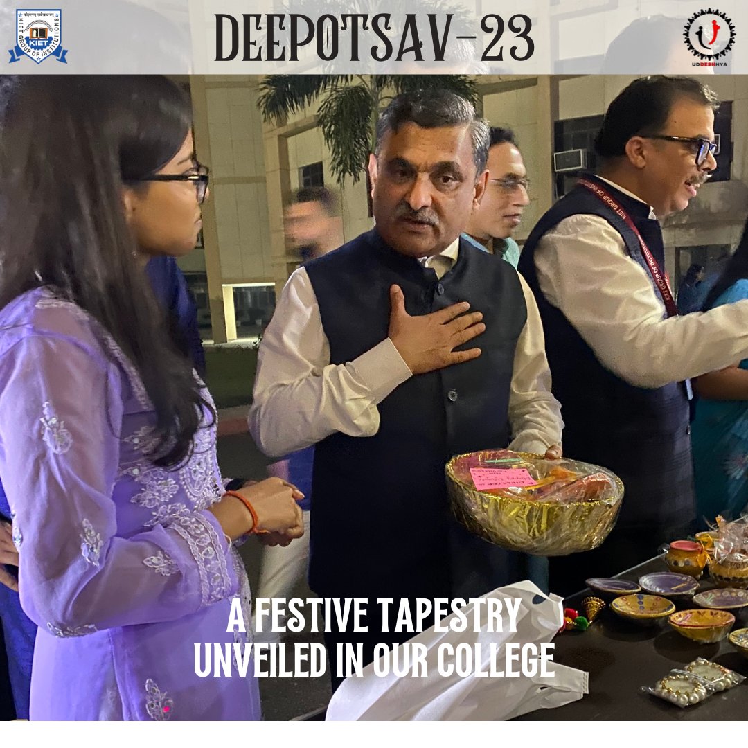 Kiet_edu's tweet photo. Team #Uddeshhya's #Deepotsav celebration dazzled with stalls, games, and a wishing well, fulfilling Diwali dreams for Slum and Evening School Students.
Here are some glimpses of the event:
#kiet_group_of_institutions #KIETGZB #kietengineeringcollege #KIET #AKTU #AICTE https://t.co/E7kvcvai1U